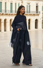 Simply Vanite Dress/Shirt/Duster 32651 Black/White dots, Khaki Dots