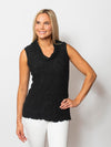 Snoskins Dreamcatcher Scoop Neck Top with Tie sleeves 32658-25S