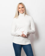 Snoskins Cashmere Rib Knit Turtleneck 33621-24F