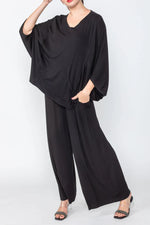 IC Collection Bat Wing V-Neck Top Style 4475T