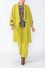 IC Collection SHAWL COLLAR RAGLAN SLEEVE COAT Style 4585J