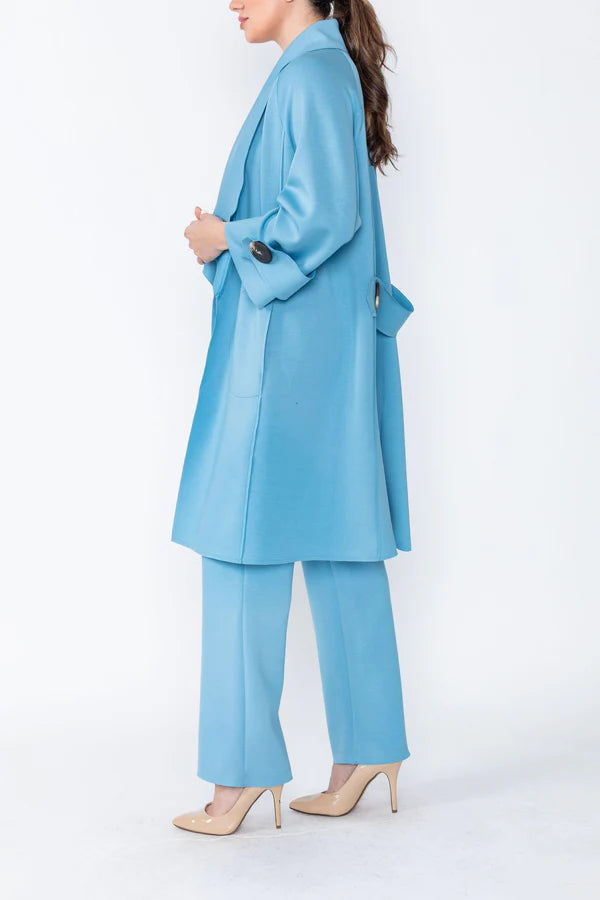 IC Collection SHAWL COLLAR RAGLAN SLEEVE COAT Style 4585J