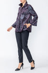 IC Collection HIGH STAND COLLAR BELL SLEEVE JACKET Style 4591J