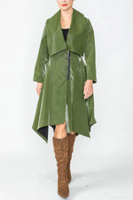 IC Collection Jacket 4766J Olive, Burgundy F24