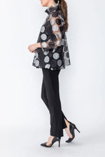 IC Collection ORGANZA POLKA DOT TOP Style 4840T