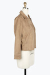 Damee Micro Suede Moto Jacket 4897-Tan F24