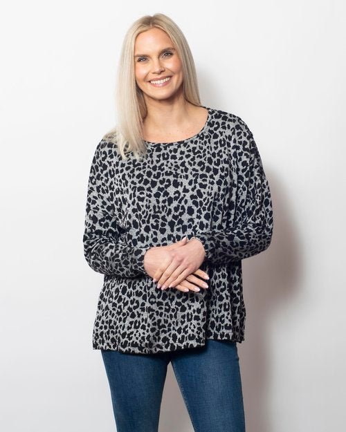 Snoskins Animal Jacquard Pullover 52624-24F