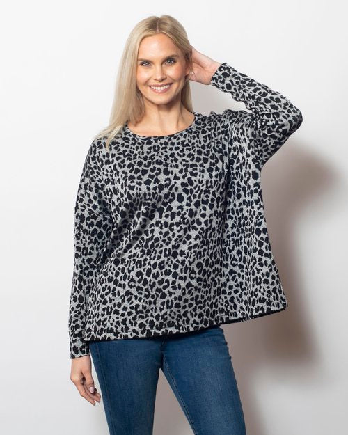 Snoskins Animal Jacquard Pullover 52624-24F