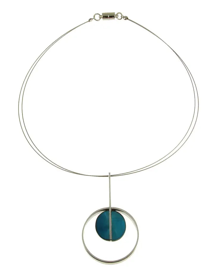 Origin 2Tone Pendant Necklace Style 2206