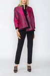 IC Collection ONE BUTTON JACKET W/ CONTRAST Style 5493J