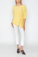 IC Collection Yellow Side-Tie Top Style 5716T