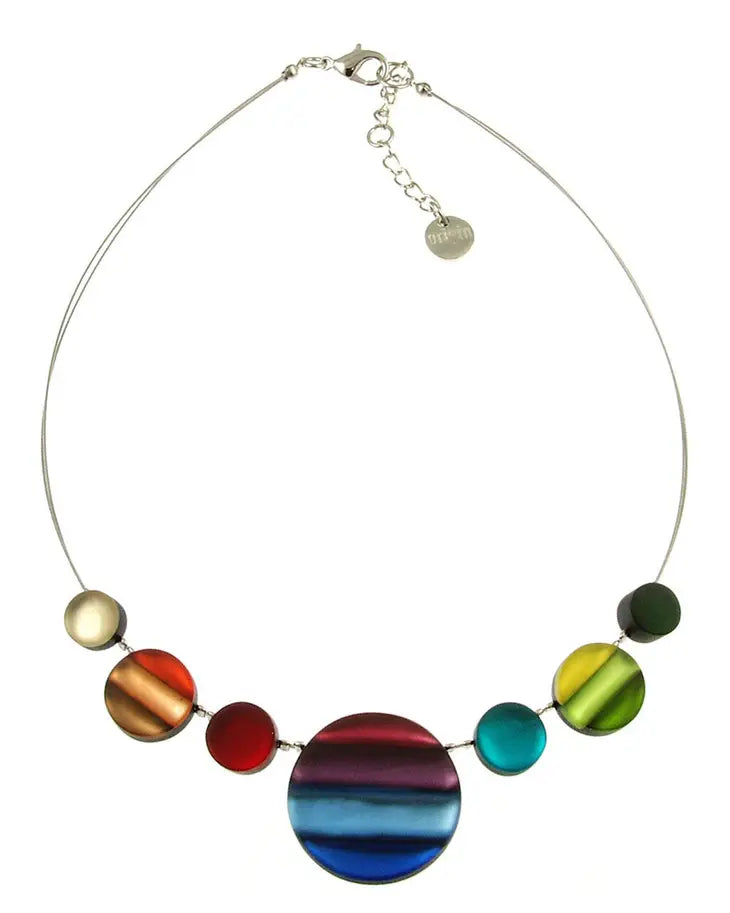 Origin Geometric Circles Necklace - Rain Style 212