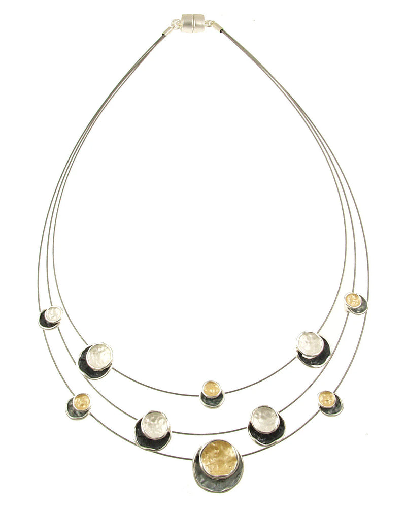 Origin3 Strand Circle Necklace 6140 6140-88 F24