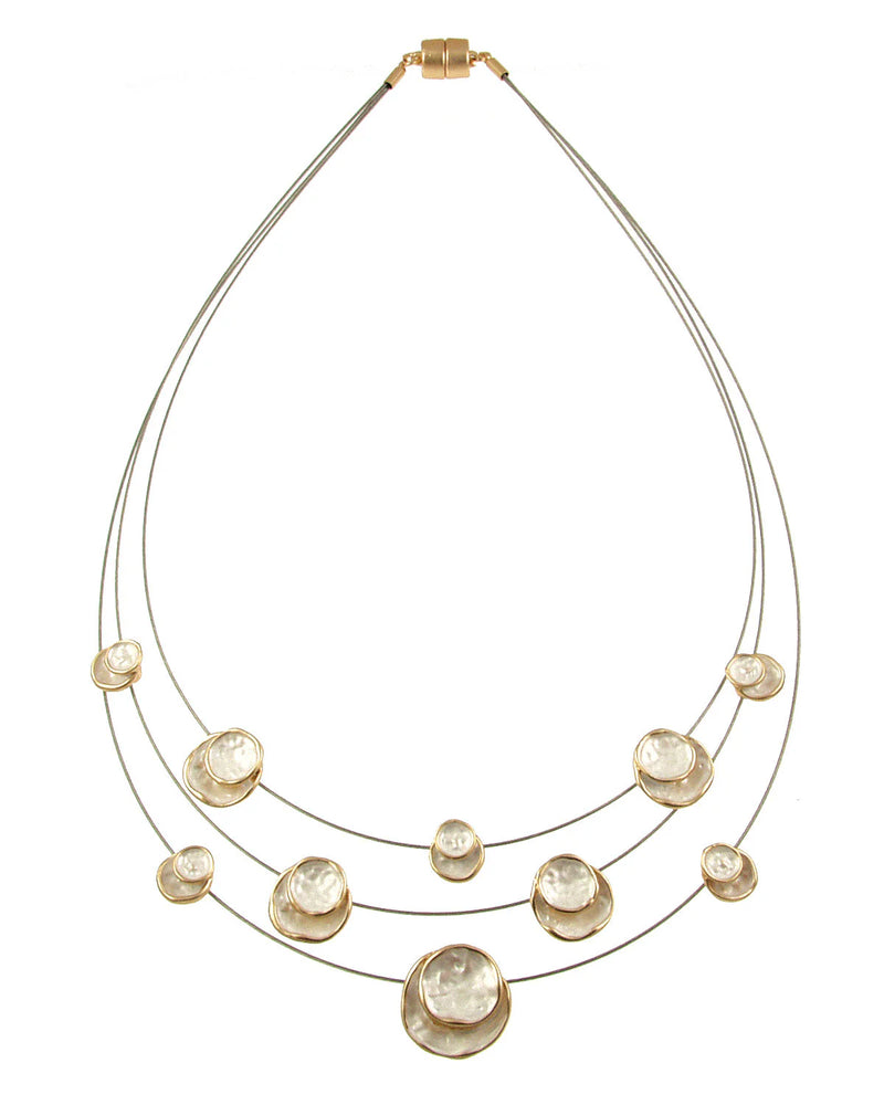 Origin3 Strand Circle Necklace 6140 6140-88 F24