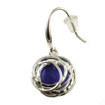 Origin Oxidized Silver/purple pendant 617-4 - 17"