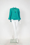 IC Collection Crinkle Jaquard one button Jacket 6288J S25