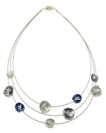 Origin 3 Strand Lilypad Necklace 6752 6752-2 F24