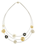 Origin 3 Strand Lilypad Necklace 6752 6752-2 F24