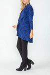 IC Collection Jacket 6922J, Blue, Fuschia