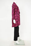 IC Collection Jacket 6922J, Blue, Fuschia