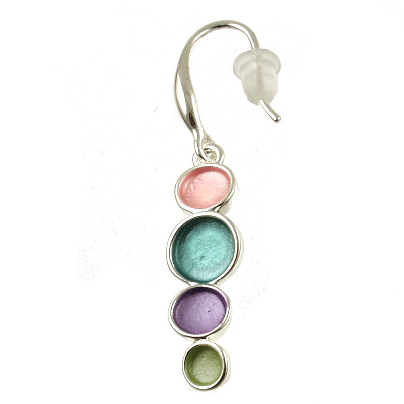 Origin Pastel Rainbow Dot Ear Rings 7037-4