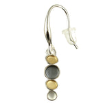 Origin Silver/Gold/Grey Dot Necklace 749-7 -17"