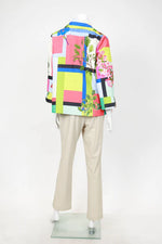 IC Collection Multi print Open Jacket 7049J S25