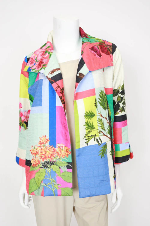 IC Collection Multi print Open Jacket 7049J S25