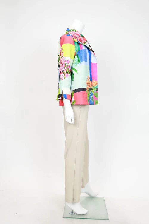 IC Collection Multi print Open Jacket 7049J S25