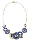 Origin Greek Blue/White Necklace 7162 7162-28 F24