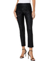 Krazy Larry Pull on Ankle Pant Black Animal