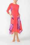 IC Collection Color Block Dress 7285D S25