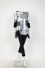 IC Collection Abstract Mesh Tunic 7287T