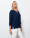 Snoskins Seersucker Knit V-Neck # Style 77585-24S