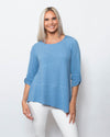 Snoskins Seersucker Knit V-Neck # Style 77585-24S