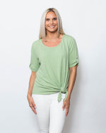 Snoskins Seersucker Knit V-Neck # Style 77585-24S