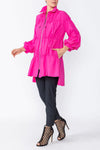 IC Collection Shirring Blouson Sleeve Shirring Jacket Style 8420J