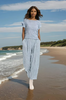 Vanite Two-Piece set Pea Green, Light Grey 2023