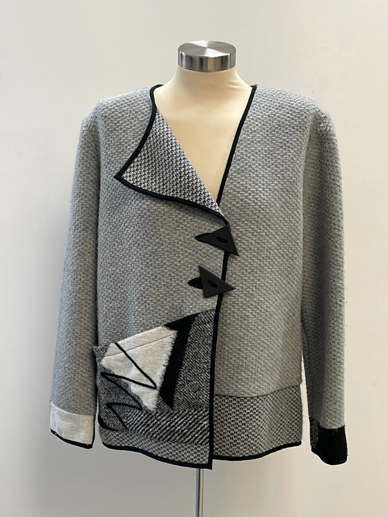 Jaskar Grey Cardigan HX503