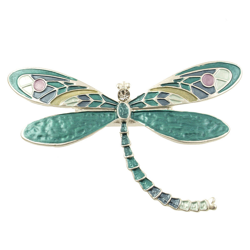 Origin Magnetic Dragonfly Brooch Aqua Combo 9330-5 F24