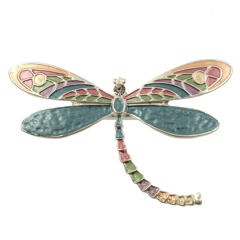 Origin Magnetic Dragonfly Brooch Peach Combo 9330-5 F24