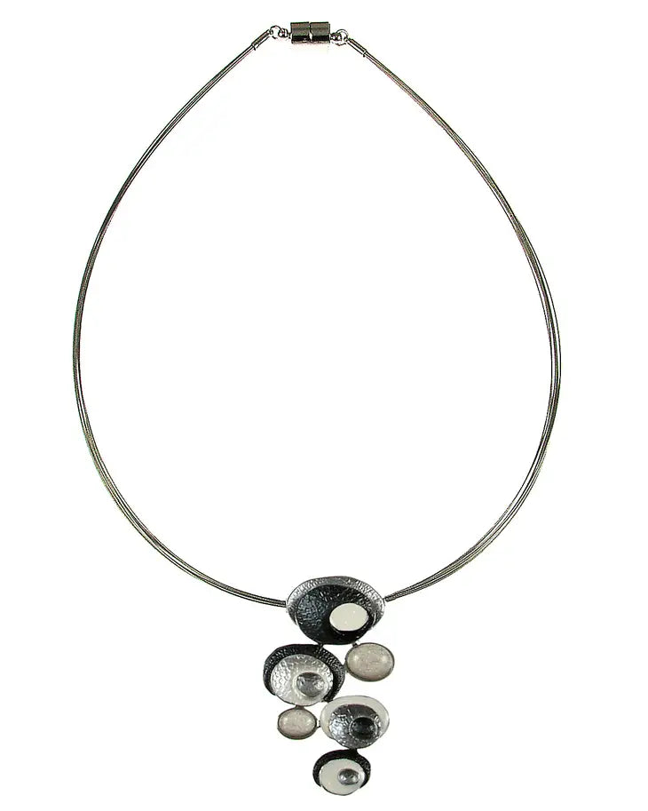 Origin Magnetic Closure Shells Necklace Style 3274