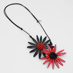 Sylca Amaya Double Flower Statement Necklace Style BP21N16