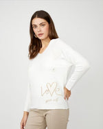 Frank Lyman V-neck Jewel Embellished Pullover Style 256732u S25