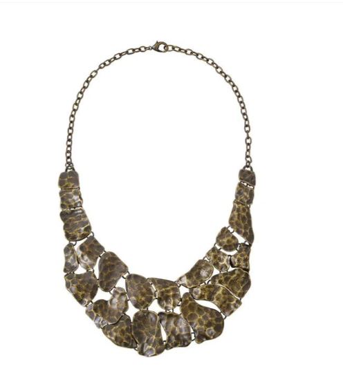 Karine Sultan Cobblestone Statement Necklace