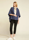 Look by M Basic Short Cape Cardigan SM8336