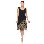 Veeca Dress Black/Tropical Style DR1032