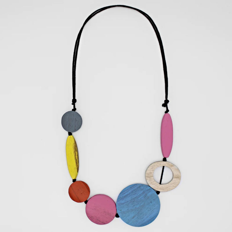 Sylca Pastel Multi Color Ayla Necklace DW23N03