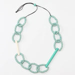 Sylca Aqua & Ivory Melissa Necklace Style EW20N06