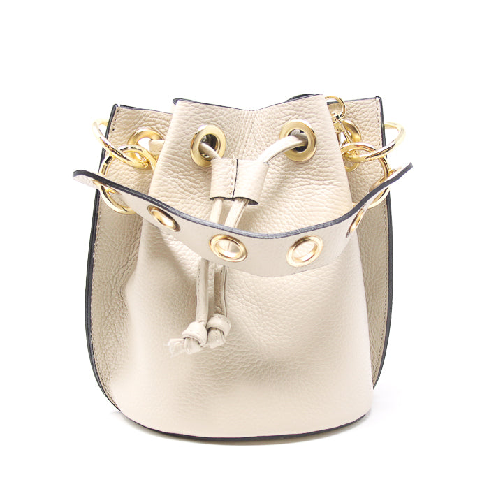 Germán Fuentes GF0441 LEATHER BUCKET BAG